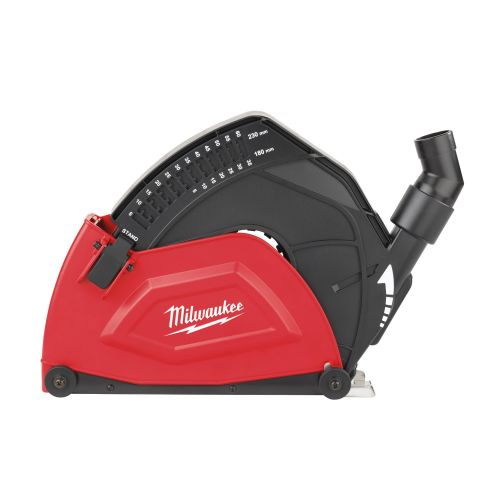 Capot de tronçonnage avec système d'aspiration de poussière DEC 230 pour meuleuse AG 22 MILWAUKEE TOOL 4932459340 photo du produit Secondaire 7 L