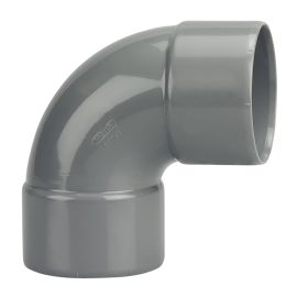 Coude PVC double Femelle 87°30 D50 - WAVIN - 3026054 pas cher Principale M