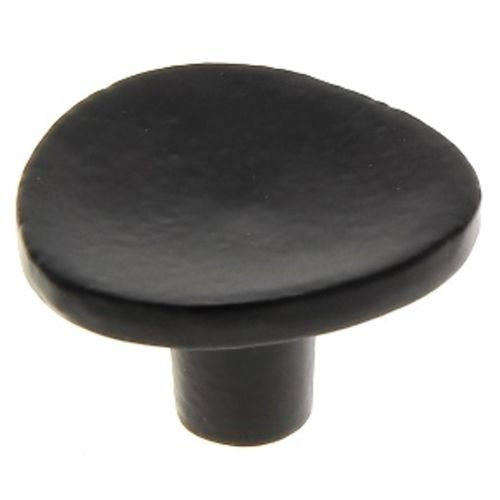 Bouton rond incurvé de diamètre 39mm métal finition noir mat - CADAP - B0529/10S pas cher