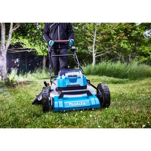 Tondeuse auto-tractée 2 x 18 V LXT + 4 batteries 5 Ah + chargeur MAKITA DLM532PT4 photo du produit Secondaire 13 L