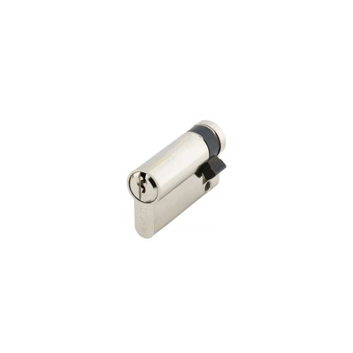 Demi-cylindre européen 5 goupilles 5G 10 x 45 mm pour fermeture anti-panique laiton nickelé 3 clés HERACLES C100112 photo du produit Secondaire 1 L