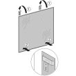 Miroir pour meuble de salle de bain BASTIA 60x75cm - GEBERIT - 00940900 pas cher Secondaire 1 S