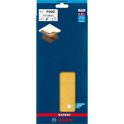 Feuille Abrasive Rectangle Expert C470 D 115x230mm G100 - BOSCH - 2608900875 pas cher Secondaire 37 L