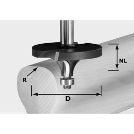 Fraise à moulurer Festool HW R16/D64/26 S12 - 492710 pas cher Principale M