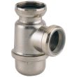 Mini siphon de lavabo sortie D32 laiton nickelé mat - VALENTIN - 00 150300 008 00 pas cher