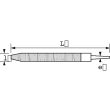 Râpe plate batarde emmanchée - SAM OUTILLAGE - BRP-25-BE pas cher Secondaire 1 S