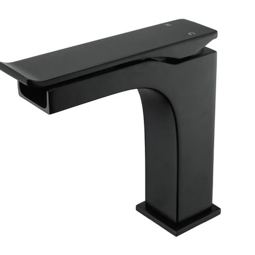 Mitigeur de lavabo Hudor ALPHÉE noir mat - 3 701 394 912 296 photo du produit