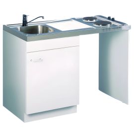 Meuble sous évier lave-vaisselle Aquarine avec porte et jambage photo du produit Principale M
