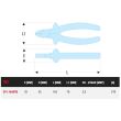 Pince coupante diagonale isolée 1000V VSE 160mm - FACOM - 391.16AVSE pas cher Secondaire 1 S