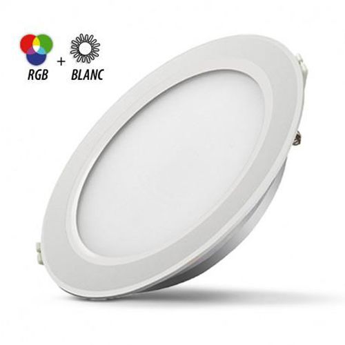 Spot LED fixe RIGEL 12 W 4 zones RGB + blanc avec alimentation électronique MIIDEX LIGHTING 76485 photo du produit