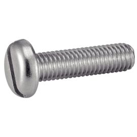 Vis à métaux Acton tête cylindrique bombée large fendue inox A2 DIN 85 photo du produit Principale M
