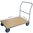 Chariot plateau bois 500 kg 1050 x 700 x 1100 mm STOCKMAN WP50A/1 photo du produit Secondaire 1 S