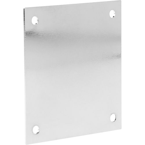 Plaque de propreté 80x80mm F17 inox poli - HERACLES - 35-0621-2800 pas cher Secondaire 1 L