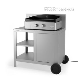 Plancha ALLURE ELECTRIQUE 260 INOX + DESSERTE ALLURE INOX Lemarquier - PDSE260i pas cher Principale M