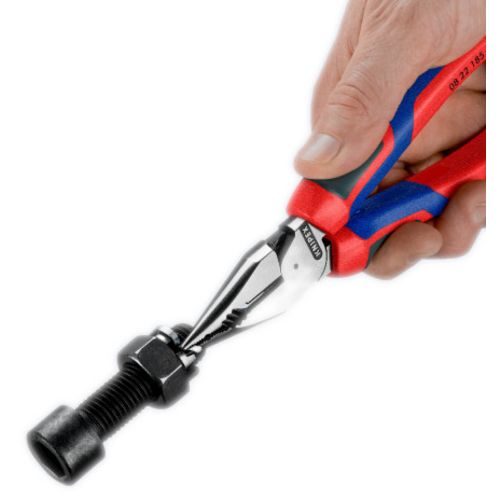 Pince universelle 1/2 ronde 185 mm KNIPEX 08 22 185 photo du produit Secondaire 2 L
