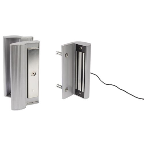 Ventouse électromagnétiques avec poignée 300kg 12/24VDC argent - LOCINOX - P00007627-SILV pas cher