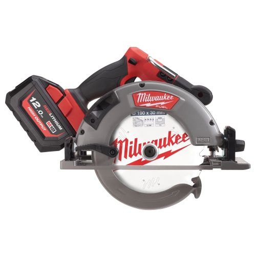 Scie circulaire 18 V FUEL M18 FCSG66-121C 66 mm + 2 batterie 12 Ah + chargeur en coffret MILWAUKEE 4933471195 photo du produit