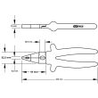 Pince universelle 1000 V 205 mm KS TOOLS 117.1712 photo du produit Secondaire 1 S