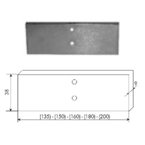 Pênes de 135mm centre - ISEO - 9711135CU pas cher