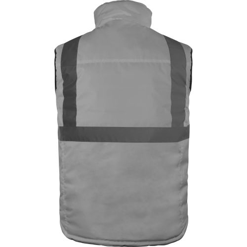Gilet sans manche r&eacute;versible HV orange/bleu marine T2XL - DELTA PLUS - FIDJ3HVORXX pas cher Secondaire 1 L