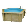 Piscine AZURA D 410 H 120 cm liner bleu 50/100 + bache bulles UBBINK 7504504 photo du produit