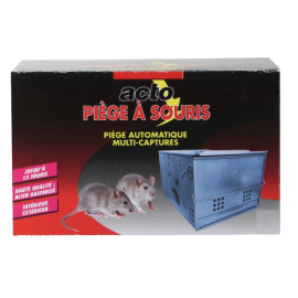 Piège à souris multi-captures Acto rongeurs 22,5 x 14,5 cm automatique - PIEGES.5 photo du produit Principale M