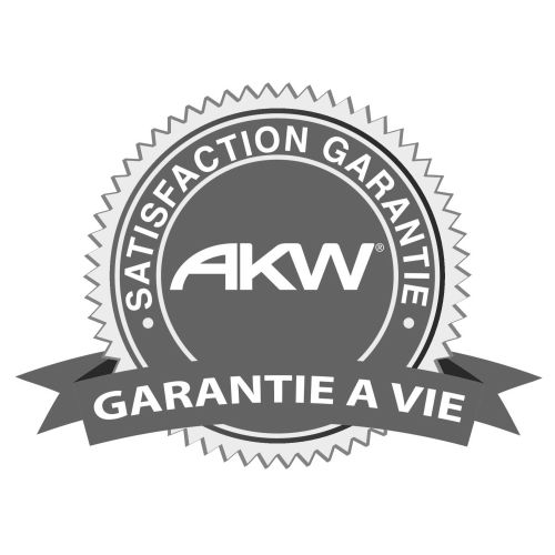Barre d’appui en acier inoxydable recouvert d’epoxy coudée 135° 265x265mm 2 zones de fixation - AKW - 01248WH pas cher Secondaire 1 L