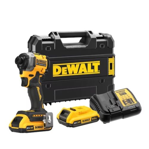 Visseuse a chocs 18 V XR BRUSHLESS + 2 batteries 2 Ah + chargeur + coffret T-STAK DEWALT DCF850D2T-QW photo du produit