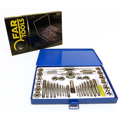 Coffret de tarauds et filières 40 pièces FARTOOLS 114370 photo du produit Secondaire 1 L