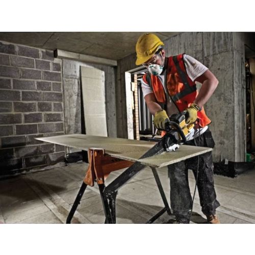 Scie ALLIGATOR 1700 W 430 mm lame briques faible densité DEWALT DWE397-QS photo du produit Secondaire 8 L