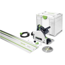 Scie plongeante Festool TS 55 RQ-Plus 1050 W + rail de guidage FS 1400/2 + Systainer Sys3 photo du produit Principale M