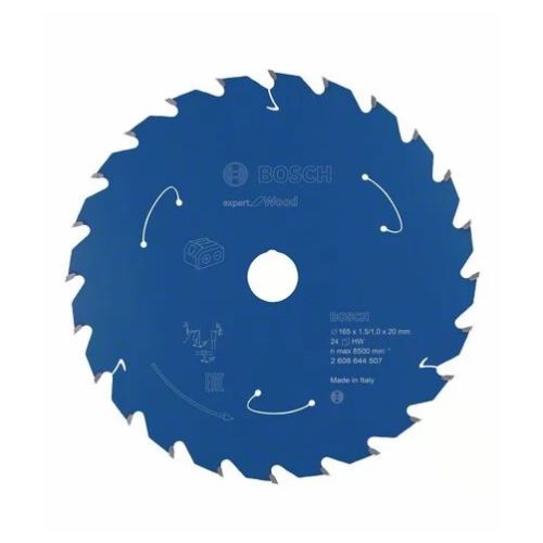 Lame de scie circulaire 165 x 20 x 1,5 mm pour les scies sans-fil 24 dents BOSCH EXPERT 2608644507 photo du produit Secondaire 2 L