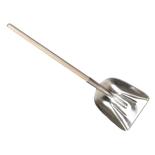 Pelle à neige alu 33cm avec manche en bois - MERCIER - 4556 pas cher