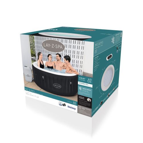 Spa gonflable rond lay-z-spa Miami Bestway pas cher Secondaire 24 L