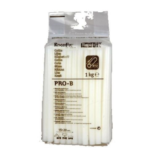 Bâton de colle PRO-B blanche 12 mm 1 kg RAPID 40302803 photo du produit