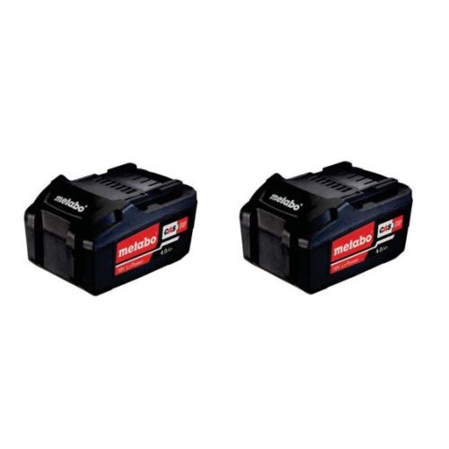 Pack 2 batteries Metabo LI-POWER 18 V 4.0Ah photo du produit