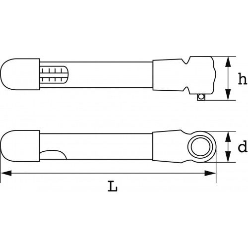 Clé dynamométrique 3/8" isolée 1000V - SAM OUTILLAGE - Z-854-J pas cher Secondaire 1 L