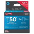 Boite de 1250 agrafes T50 14mm - RAWL - 509 photo du produit