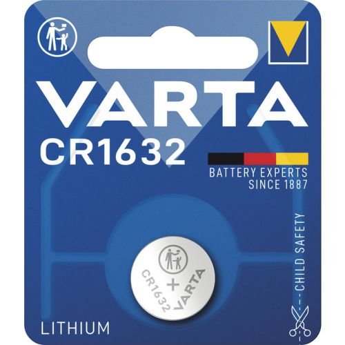 Pile bouton lithium 3V CR1632 - VARTA - 6632101401 pas cher