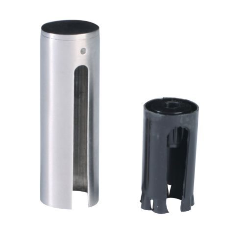 Jeu de deux caches paumelle inox - CF001.IN.5 pas cher