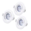 Spot LED SMD orientable 3 W 3000 K pack de 03 MIIDEX LIGHTING 763615 photo du produit Secondaire 2 S