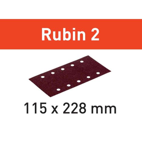 Abrasifs RUBIN 2 STF 115x228mm P100 RU2/50 - FESTOOL - 499033 pas cher