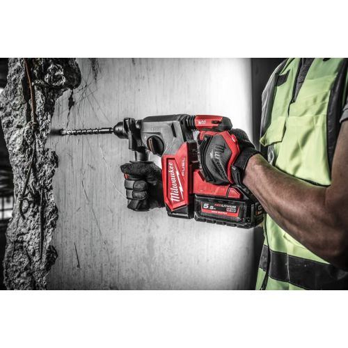 Perforateur-burineur SDS Plus 18V FHX-552X 26mm HIGH OUTPO + 2 batteries 5,5 Ah + chargeur + coffret HD-BOX - MILWAUKEE TOOL - 4933478889 pas cher Secondaire 8 L