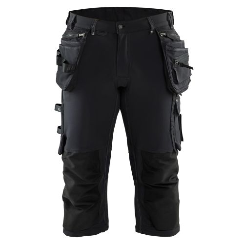 Pantacourt artisan stretch 4D noir T38 - BLÅKLÄDER - 179716449900C44 pas cher