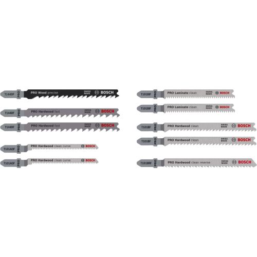 Coffret 10 lames de scie sauteuse Pro Clean bois BOSCH 2607011941 photo du produit Secondaire 3 L
