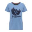 Tee-shirt bleu femme LIFE taille L - STIHL - 0420-100-1146 pas cher