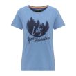 Tee-shirt bleu femme LIFE taille XS STIHL 0420-100-1134 photo du produit