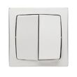 Double poussoir en saillie ASL 6 A complet blanc LEGRAND 086021 photo du produit