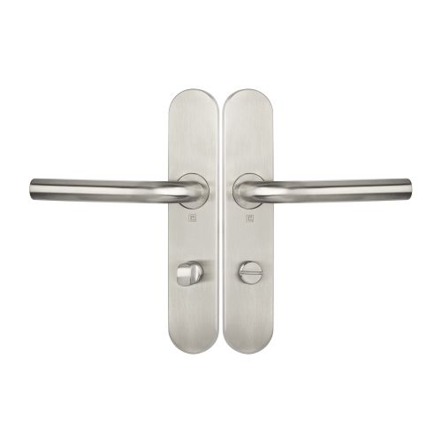 Ensemble sur plaques JADE s&eacute;rie 1194 type condamnation finition inox - HERACLES - B-INOX-SP06 pas cher