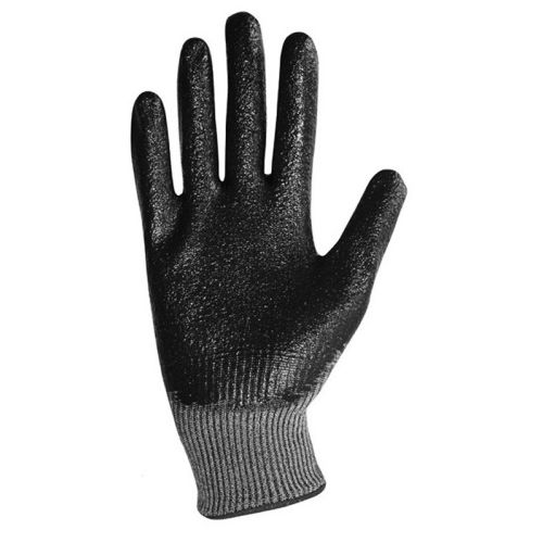 Gant anti-coupure 5 ANT310 enduit nitrile gris/noir T9 - MANUSWEET - 181614 pas cher Secondaire 2 L